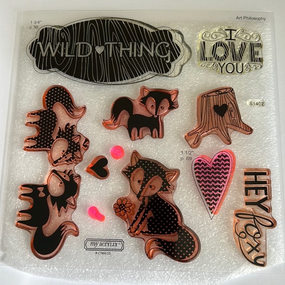 Retired CTMH stamp S1402 used. - Picture 1 of 2